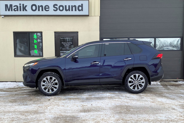 Toyota 2023 Rav4 with professional window tint in North Bay